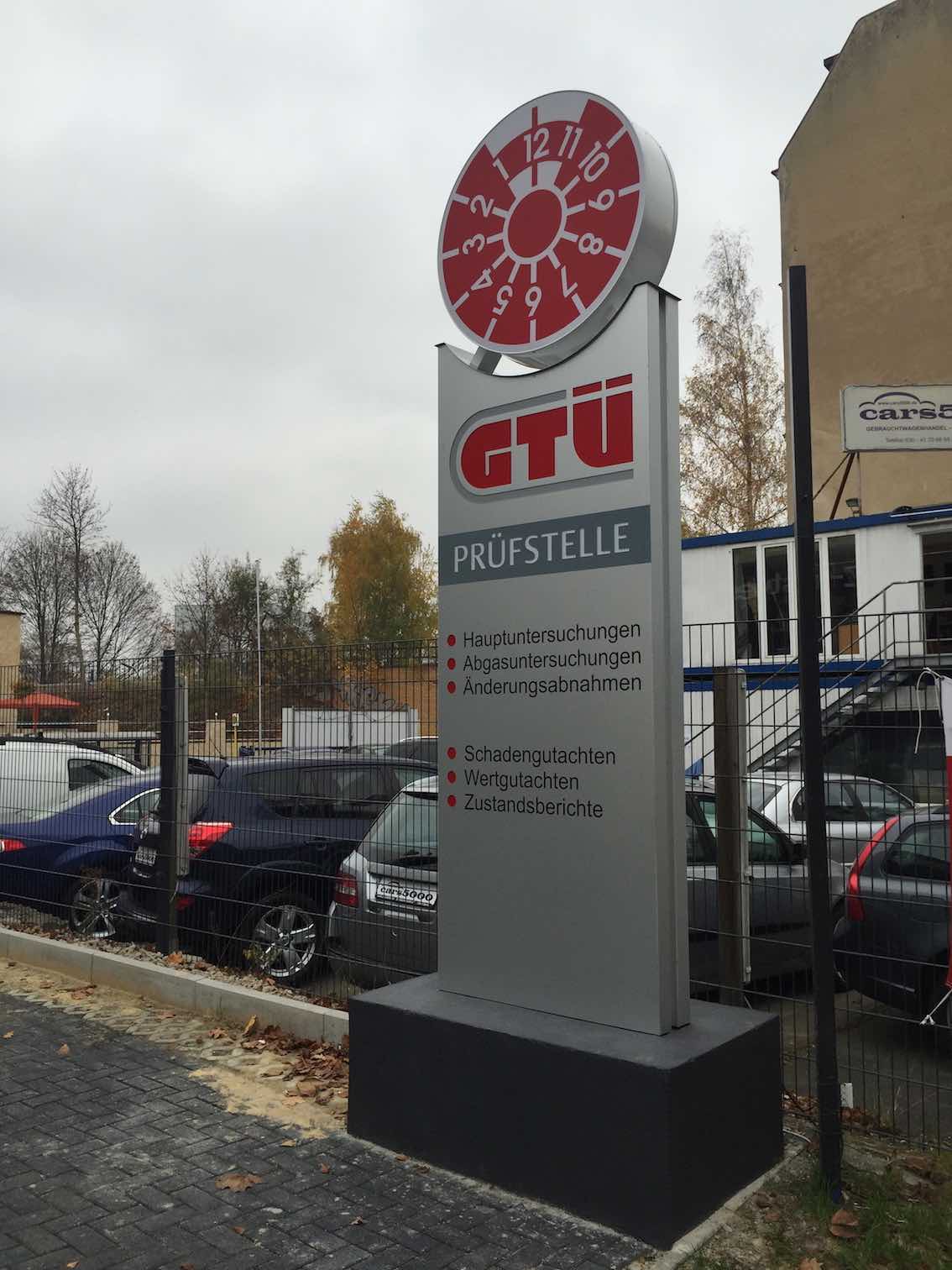 Werbepylon GTue