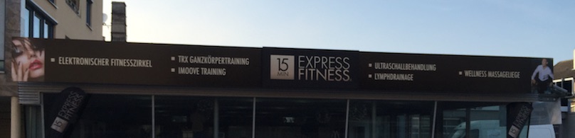 Lichtwerbeanlage Fitness Studio