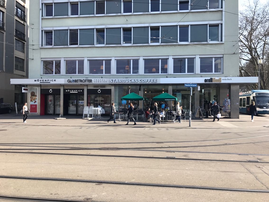 Reklamegesuch der Stadt Zürich (Umbau der Fassade, Einarbeiten des Schriftzuges Neurozentrum Bellevue)