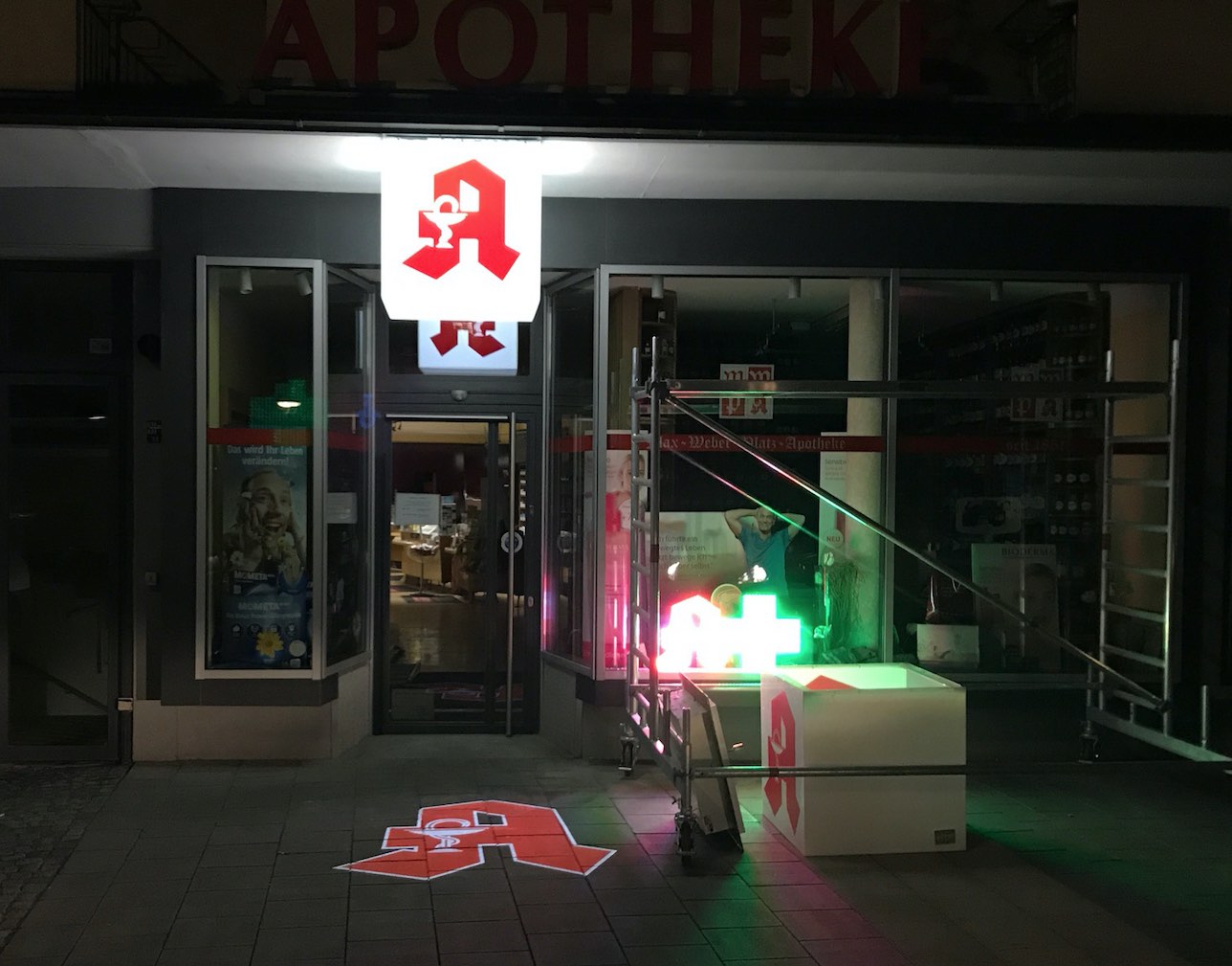 LED Projektoren Apotheke