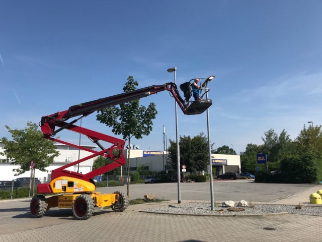 Parkplatz auf LED Beleuchtung umrüsten