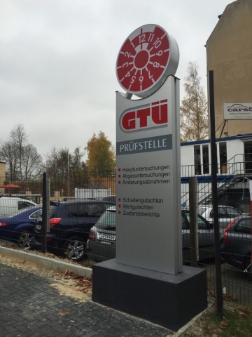 Werbepylon GTÜ